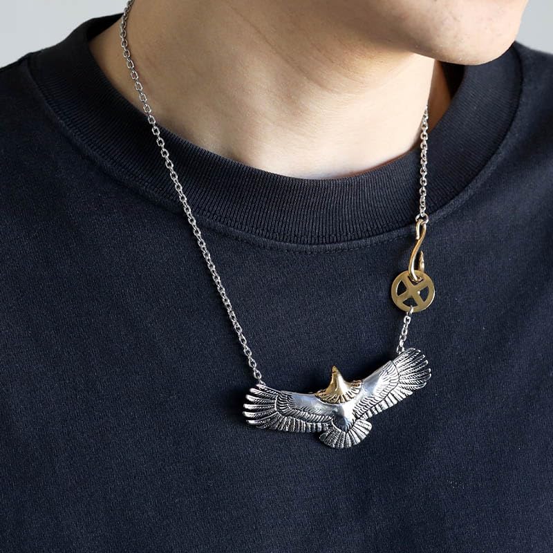 Amazon.co.jp: silver KYASYA: イーグル、フェザー